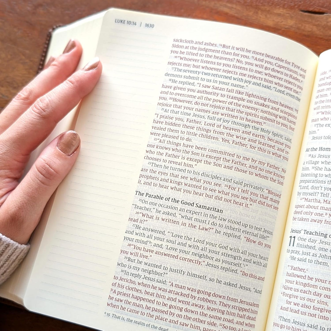 Personalized NIV Journal the World - Large Print - Brown | Legacy Collection