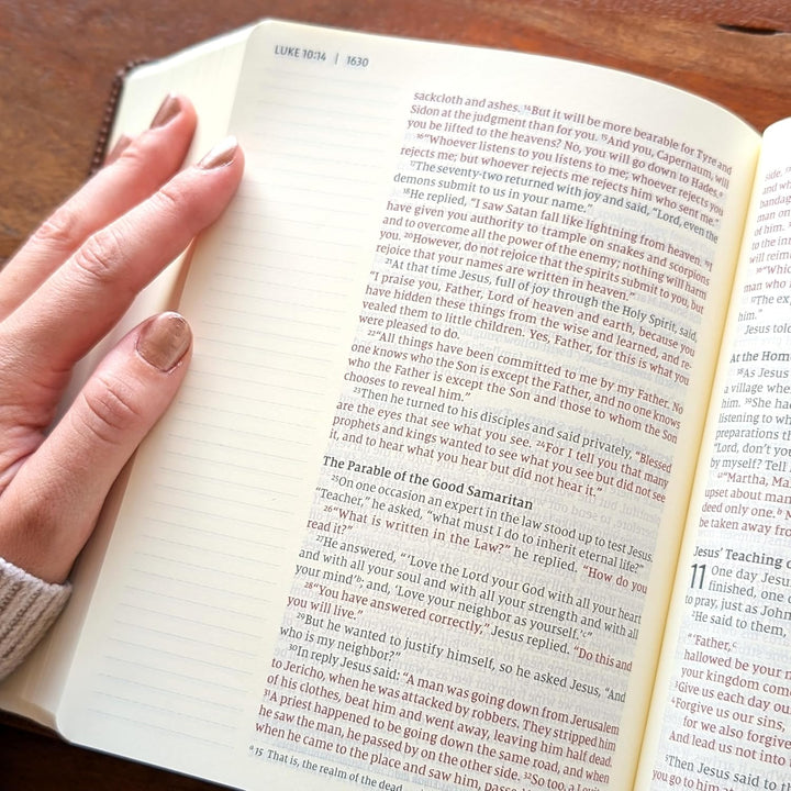Personalized NIV Journal the World - Large Print - Brown | Legacy Collection