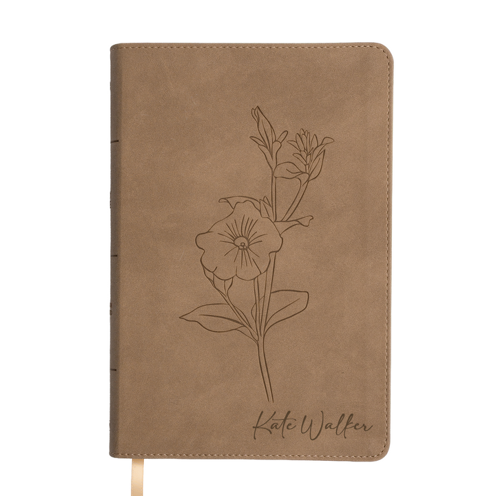 Personalized CSB Personal Giant Print Earth Suede | Engraved Name