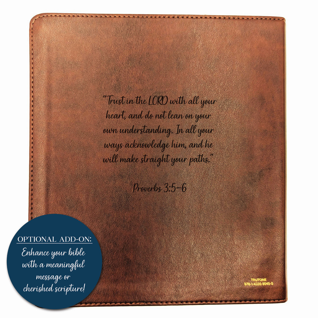 Personalized ESV Journaling Study Bible – Brown/Chestnut | Sunflower