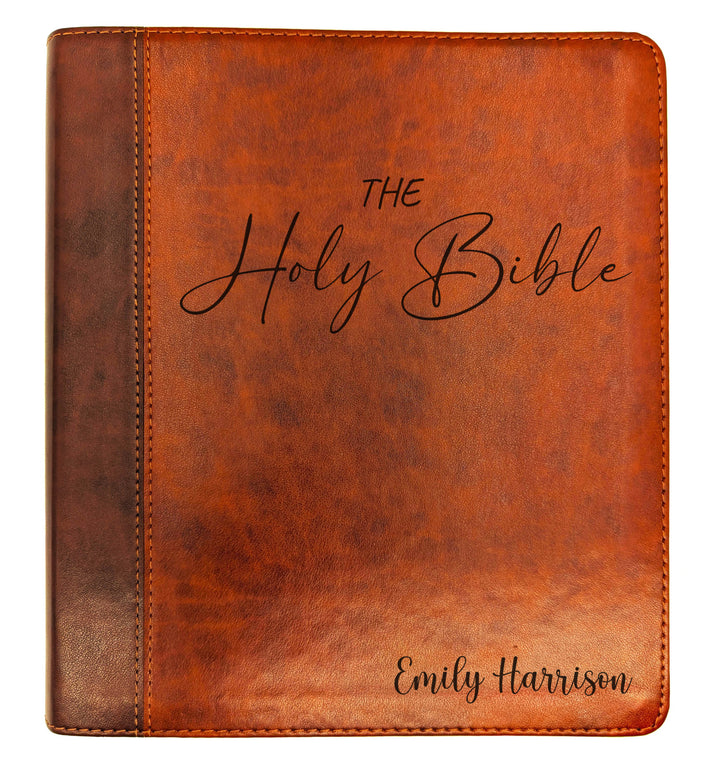 Personalized ESV Journaling Study Bible – Brown/Chestnut | Holy Bible Name