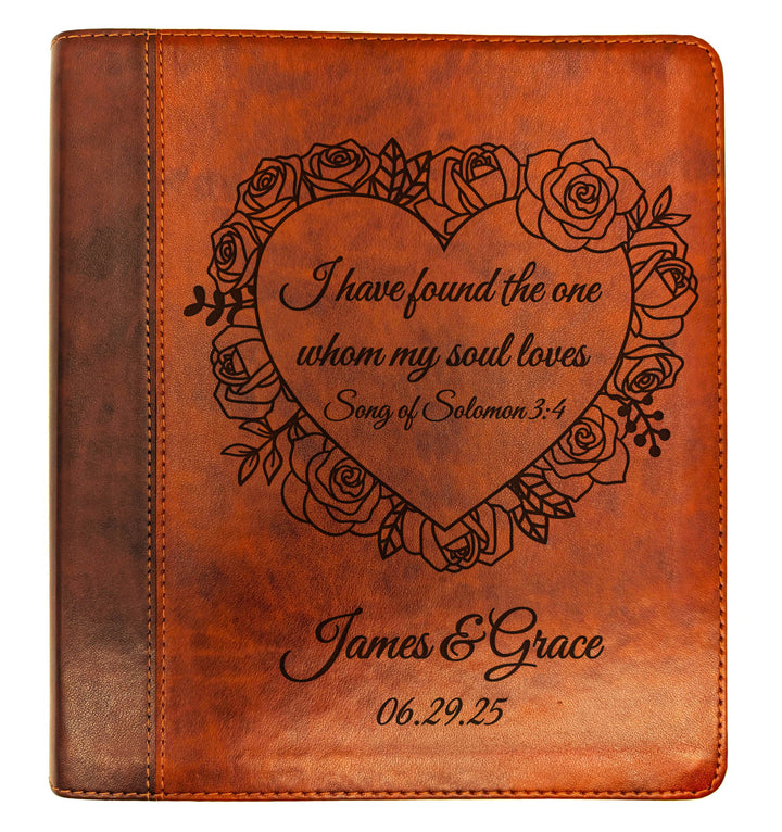 Biblia con letra súper gigante ESV personalizada – Borgoña | Girasol