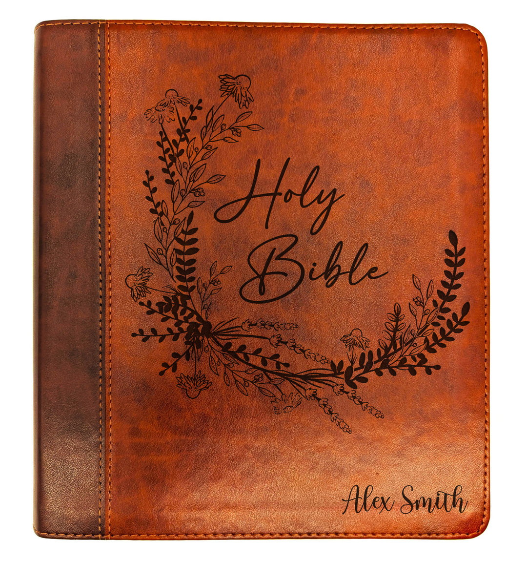 Biblia con letra súper gigante ESV personalizada – Borgoña | Girasol