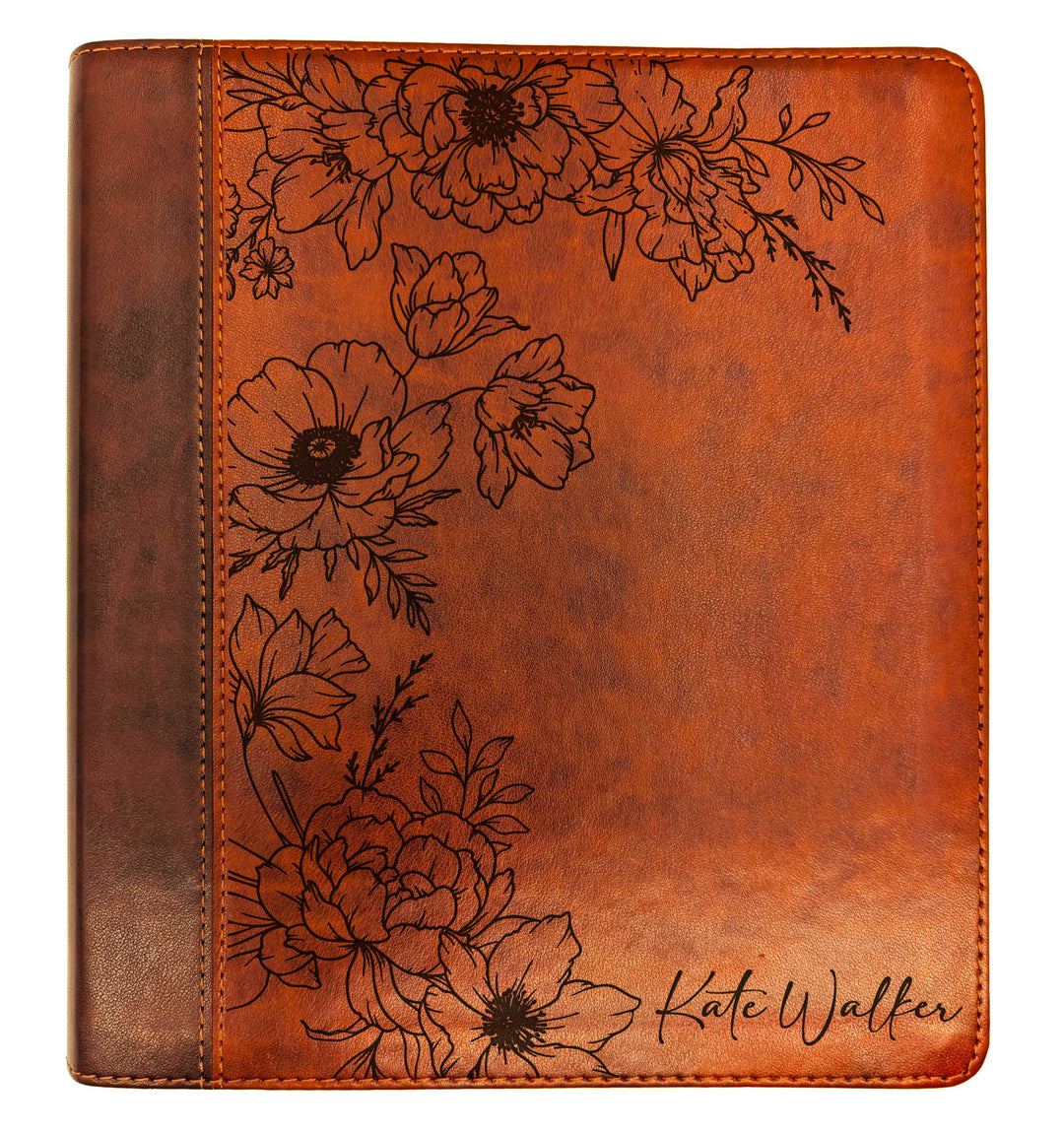 Biblia con letra súper gigante ESV personalizada – Borgoña | Girasol