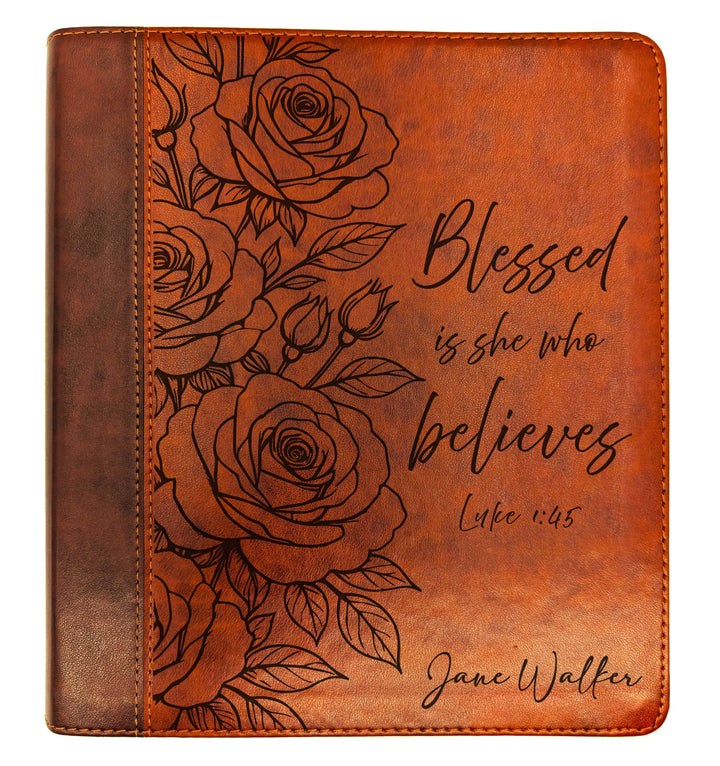Biblia con letra súper gigante ESV personalizada – Borgoña | Girasol