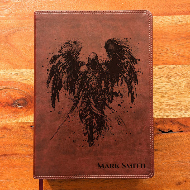 Biblia con letra súper gigante ESV personalizada – Borgoña | Girasol