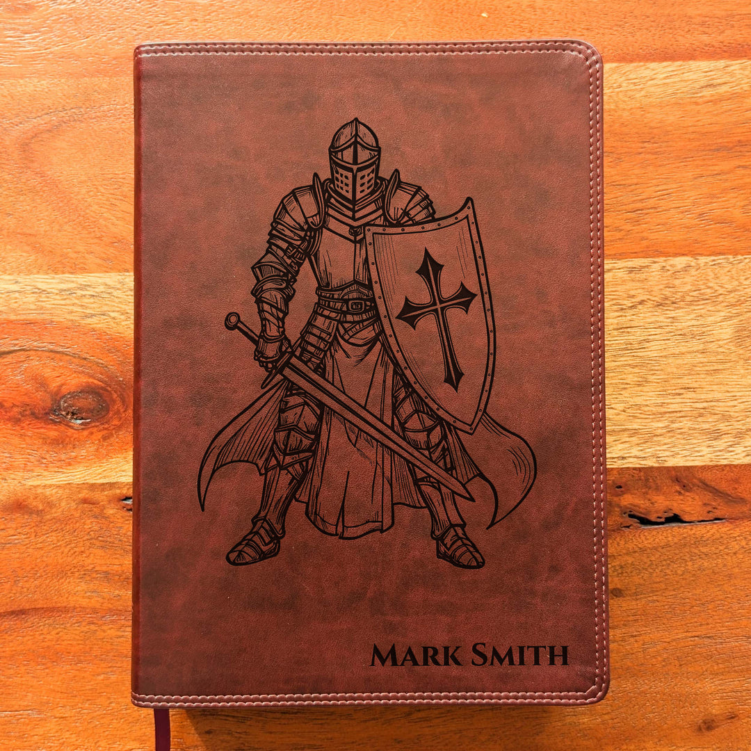 Biblia con letra súper gigante ESV personalizada – Borgoña | Girasol