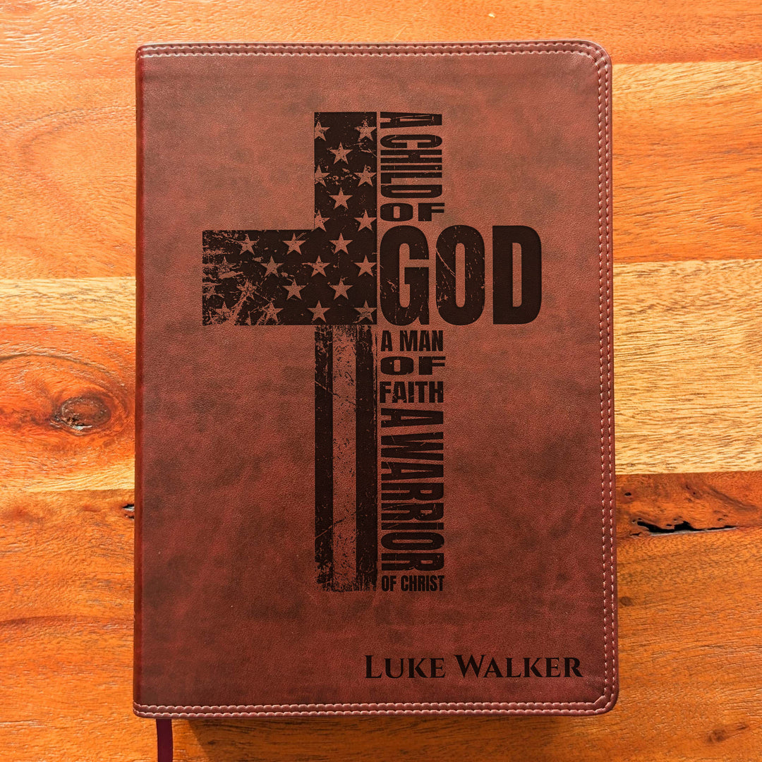 Biblia con letra súper gigante ESV personalizada – Borgoña | Girasol