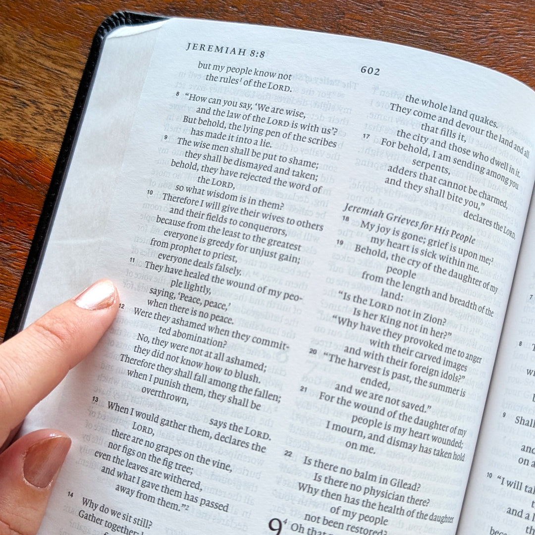 Biblia con letra súper gigante ESV personalizada – Borgoña | Girasol