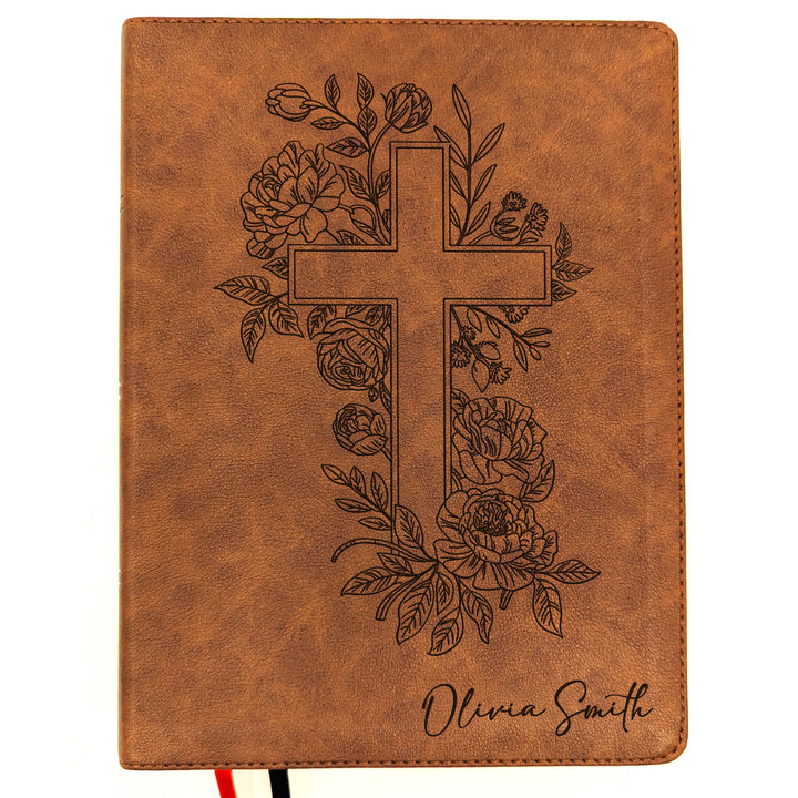 Biblia NVI Personalizada para Niños - Rosa | Nombre grabado