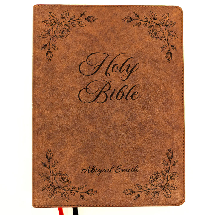 Biblia NVI Personalizada para Niños - Rosa | Nombre grabado