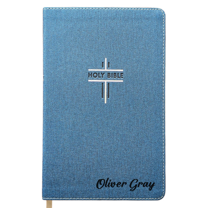 Personalized NIV Thinline Bible for Teens –  Navy | Engraved Name