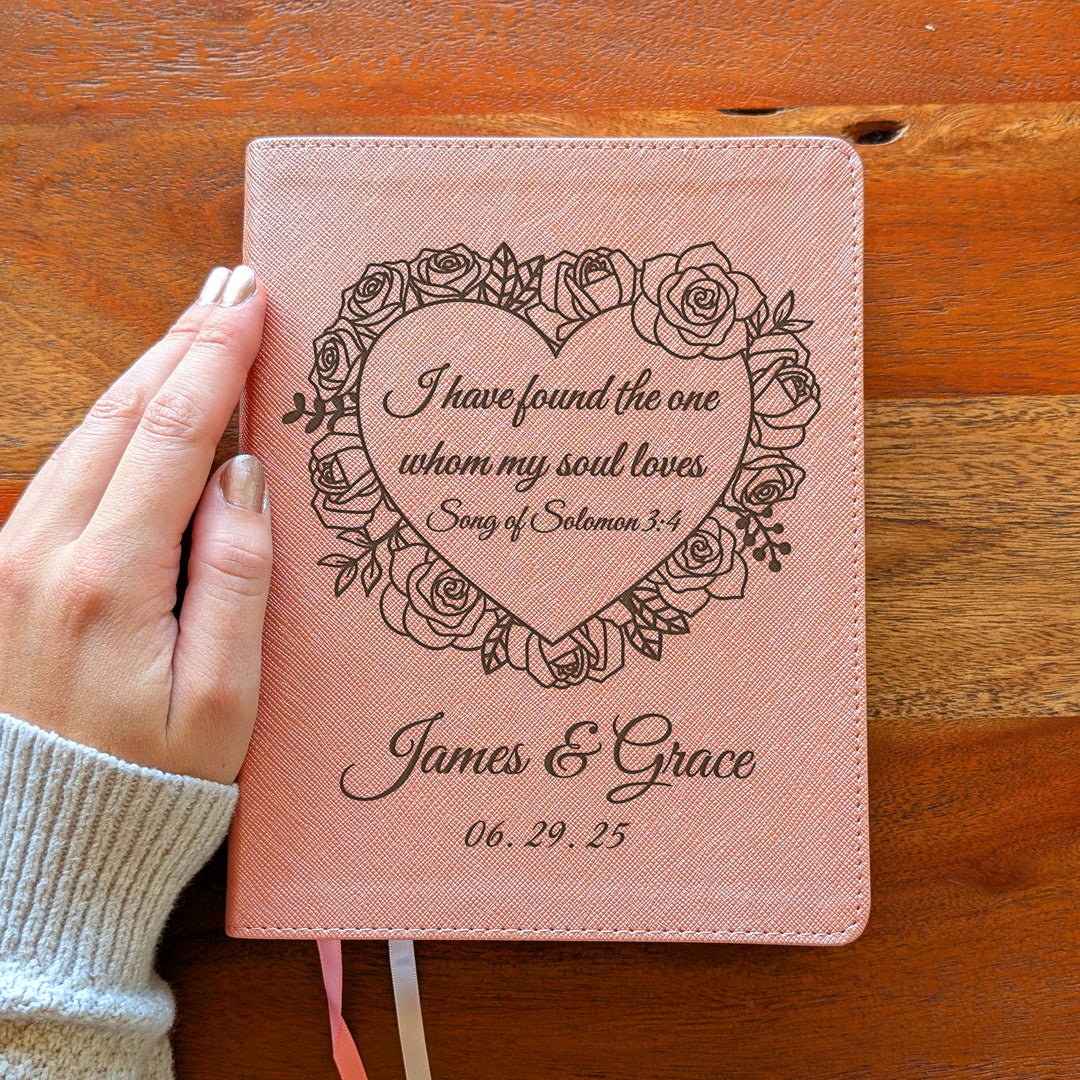 Personalized NIV Beautiful Word Bible – Pink | Song of Solomon