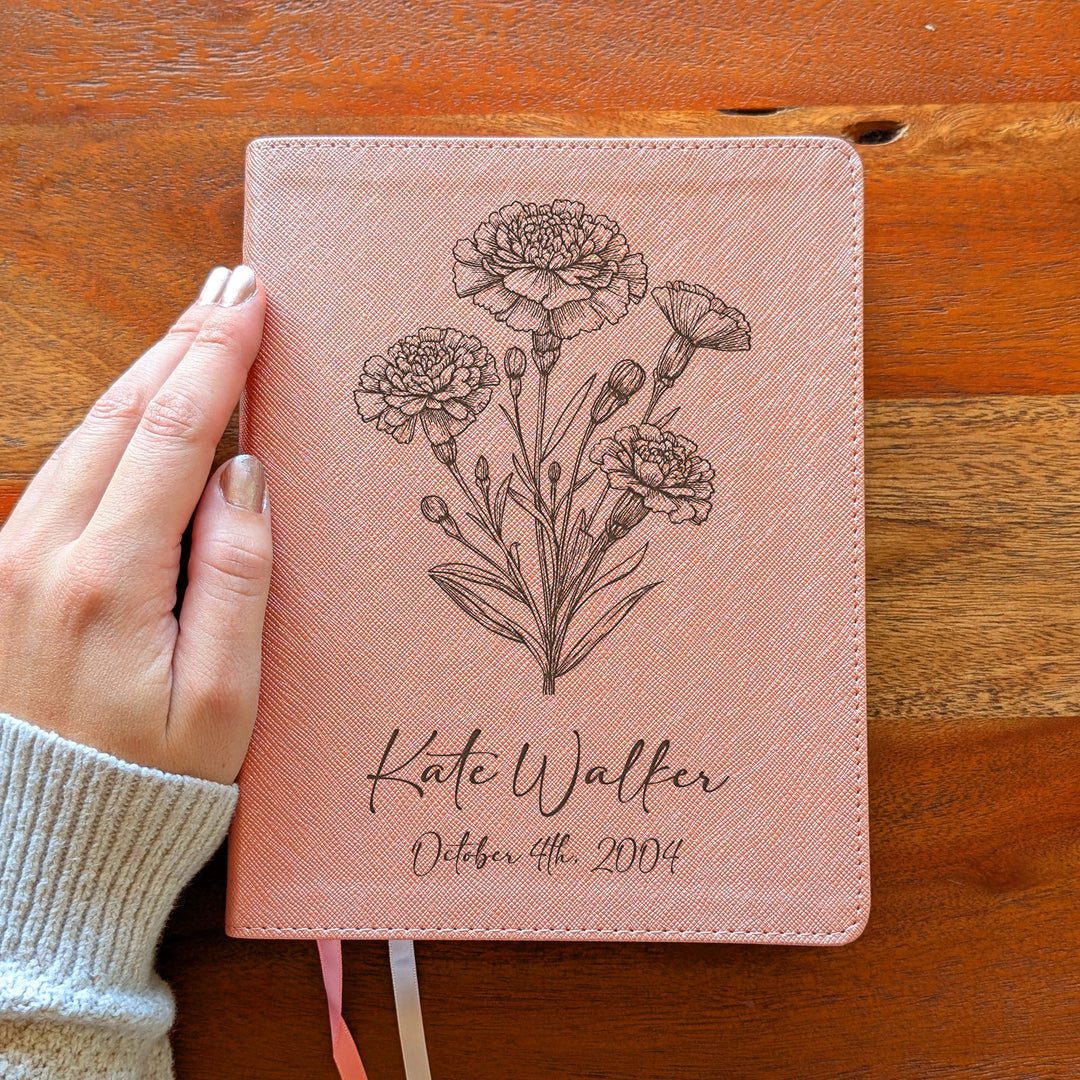 Biblia NVI Personalizada para Niños - Rosa | Nombre grabado