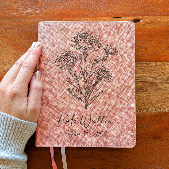 Biblia NVI Personalizada para Niños - Rosa | Nombre grabado