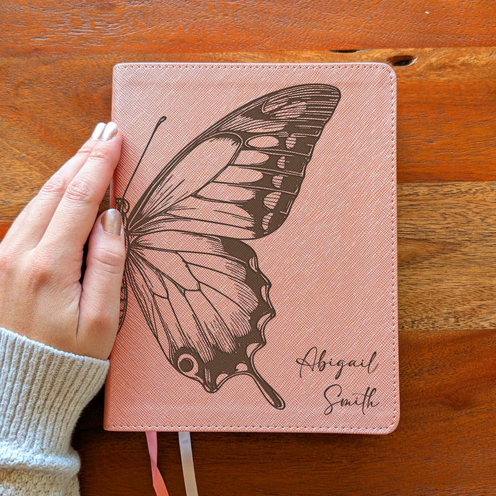 Personalized NIV Beautiful Word Bible – Pink | Butterfly Large