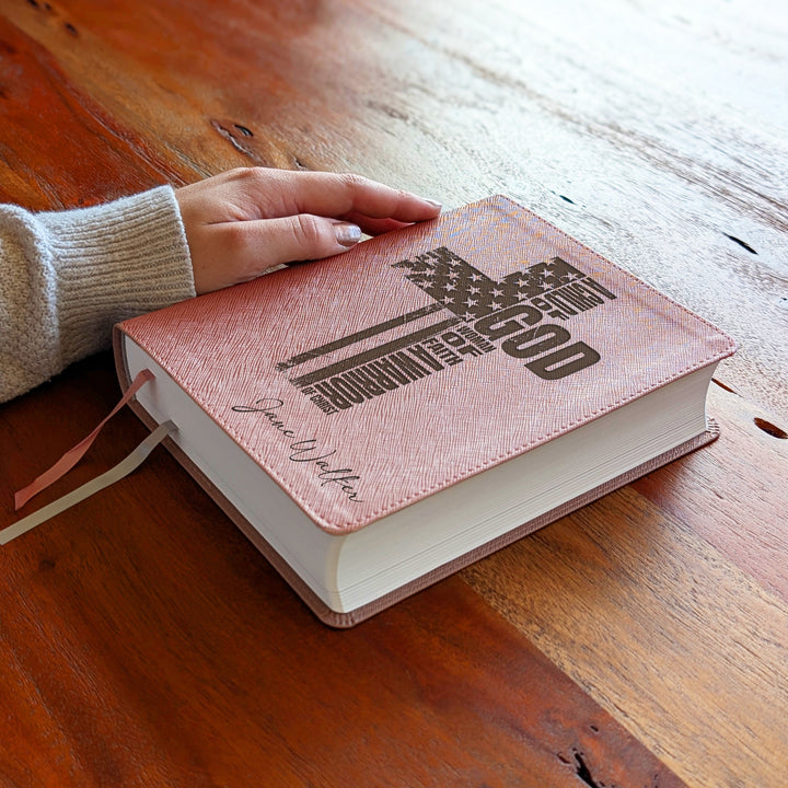 Biblia NVI Personalizada para Niños - Rosa | Nombre grabado