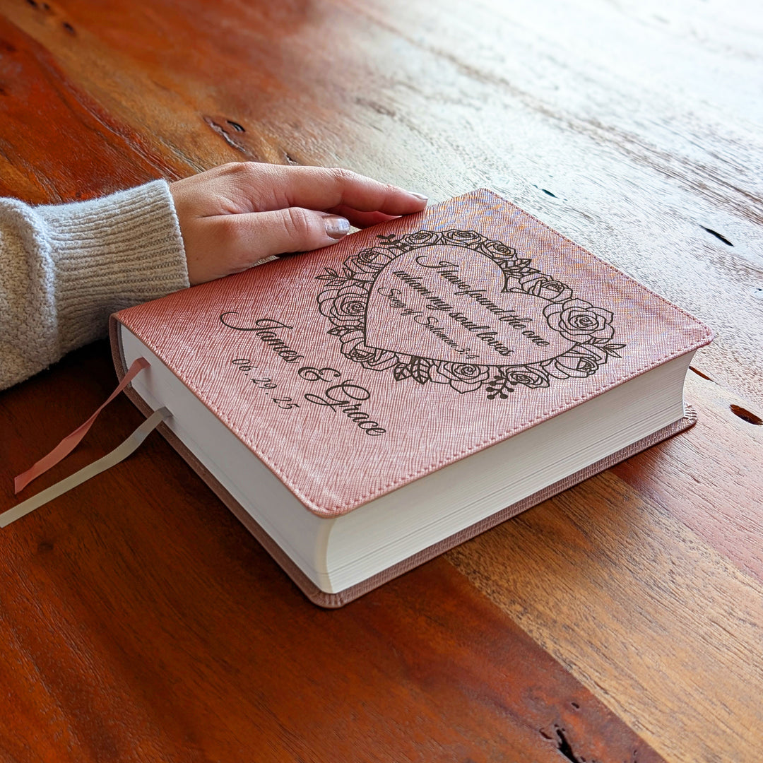Personalized NIV Beautiful Word Bible – Pink | Song of Solomon