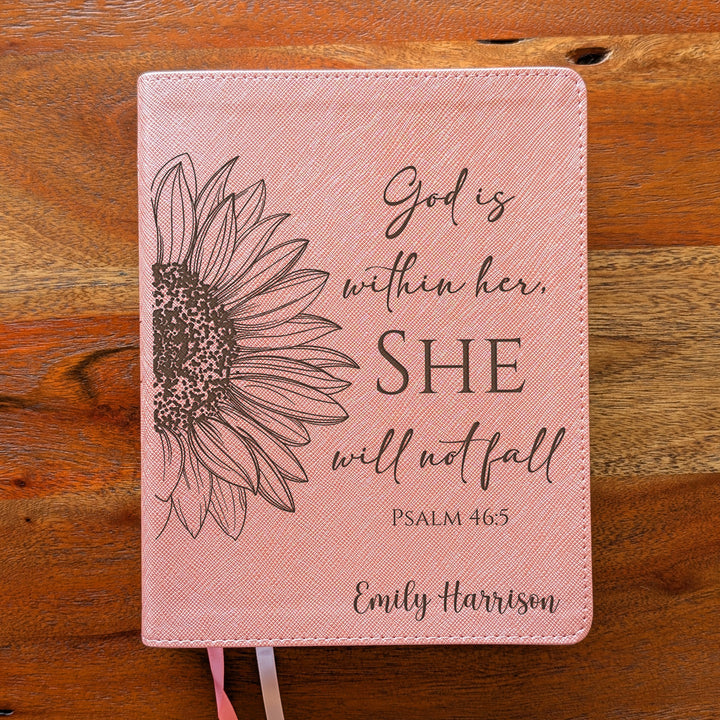 Biblia NVI Personalizada para Niños - Rosa | Nombre grabado