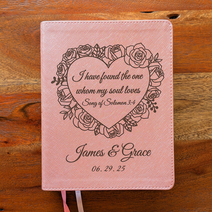Personalized NIV Beautiful Word Bible – Pink | Song of Solomon