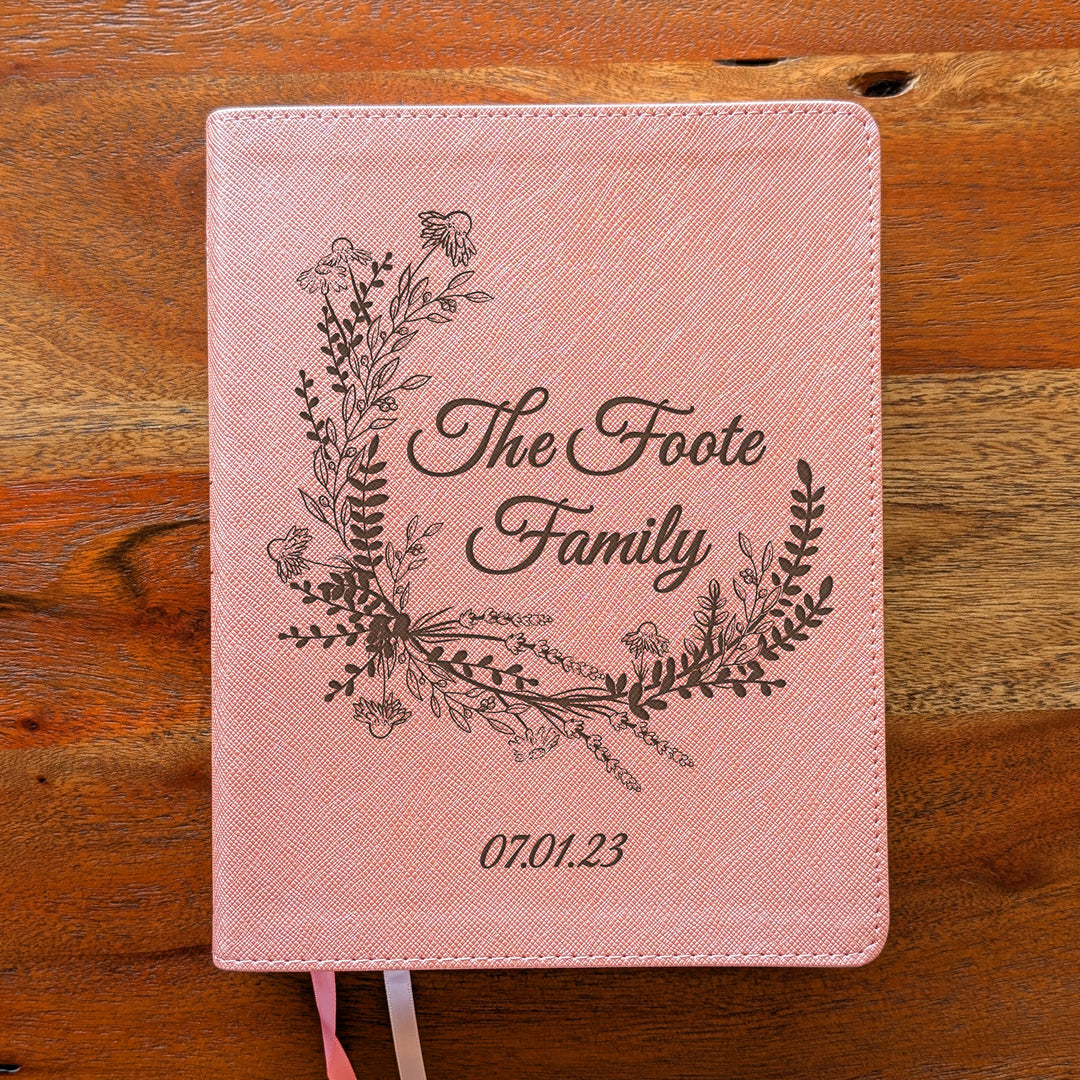 Biblia NVI Personalizada para Niños - Rosa | Nombre grabado