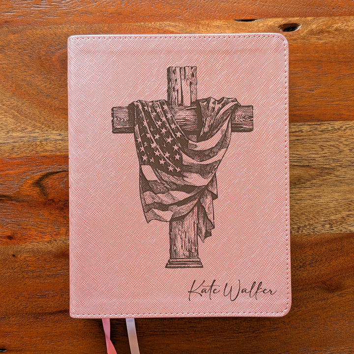 Biblia NVI Personalizada para Niños - Rosa | Nombre grabado