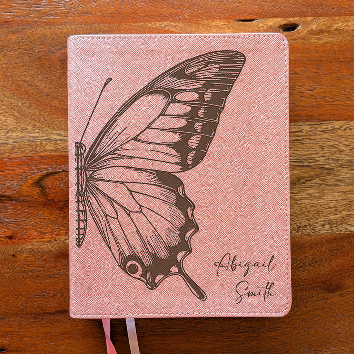 Personalized NIV Beautiful Word Bible – Pink | Butterfly Large