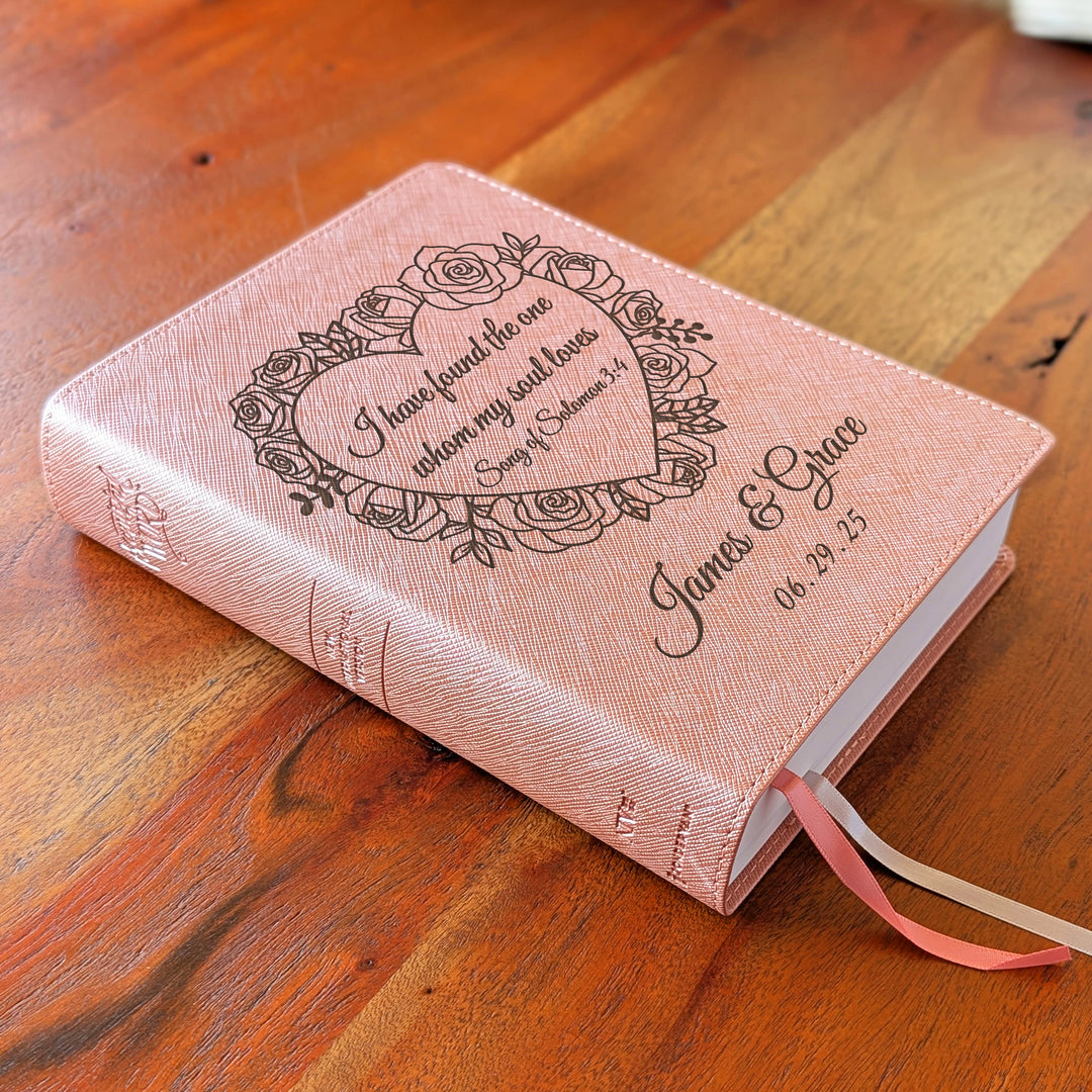Personalized NIV Beautiful Word Bible – Pink | Song of Solomon