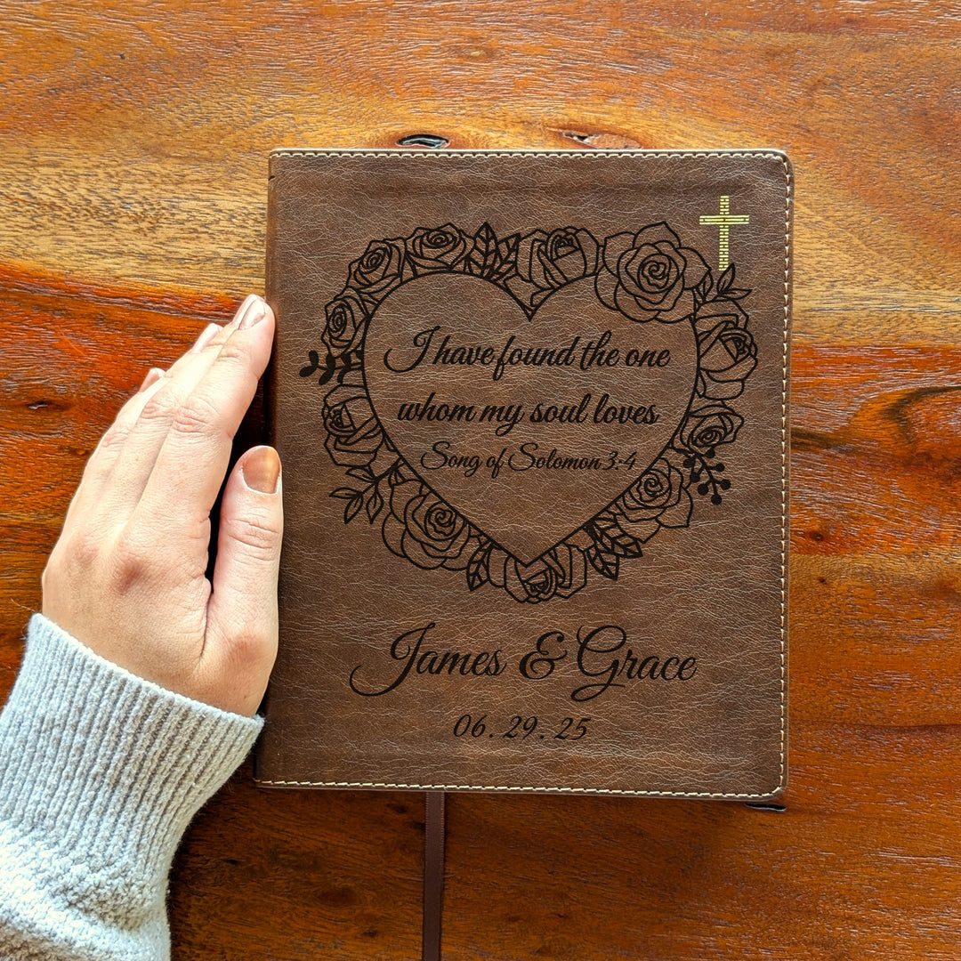 Personalized NIV Journal the Word Bible – Double Column Brown | Song of Solomon