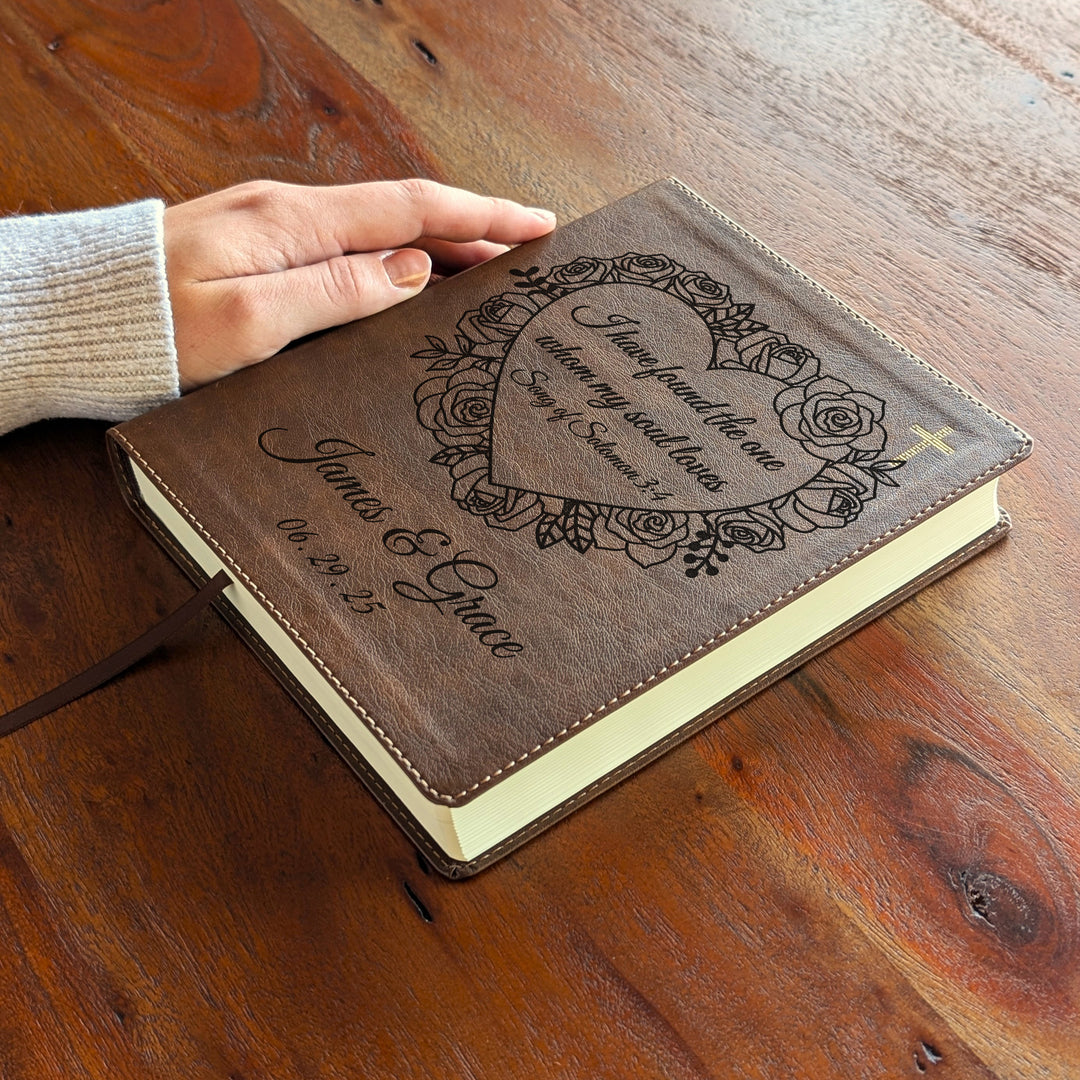 Personalized NIV Journal the Word Bible – Double Column Brown | Song of Solomon