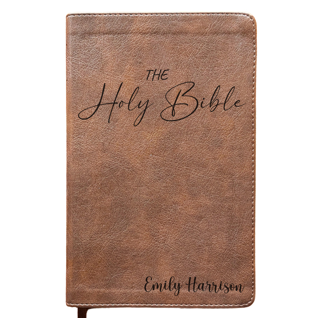 Biblia con letra súper gigante ESV personalizada – Borgoña | Girasol