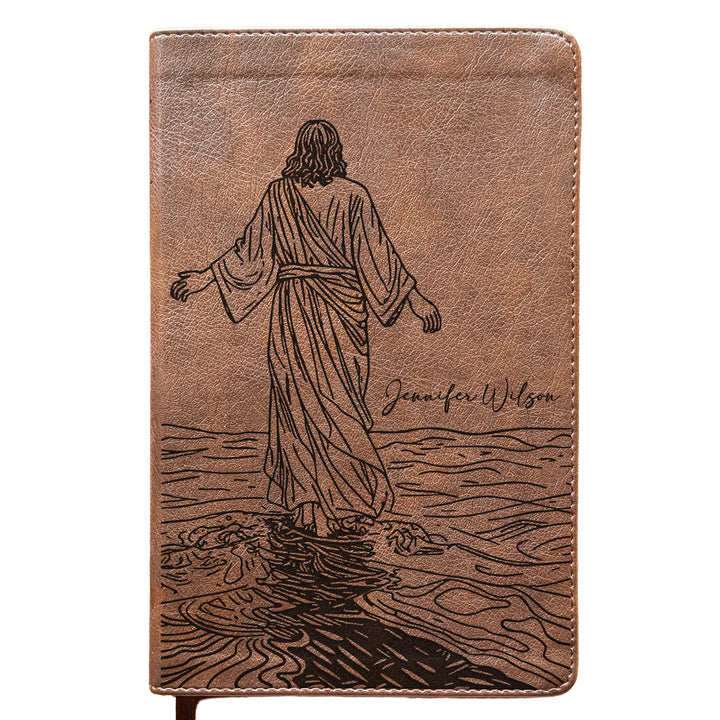 Biblia con letra súper gigante ESV personalizada – Borgoña | Girasol