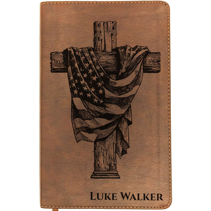 Personalized NLT Thinline Bible – Rustic Brown | American Heritage Collection