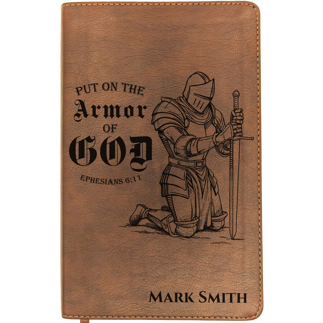 Personalized NLT Thinline Bible – Rustic Brown | Men&