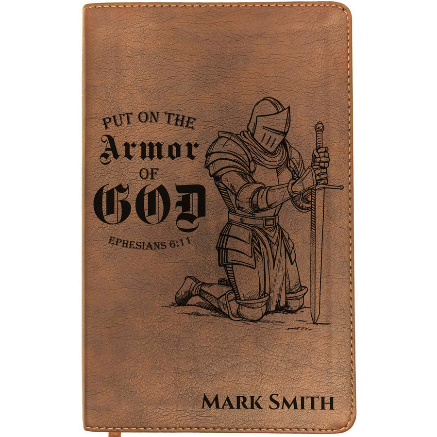 Personalized NLT Thinline Bible – Rustic Brown | Gentleman's Collection