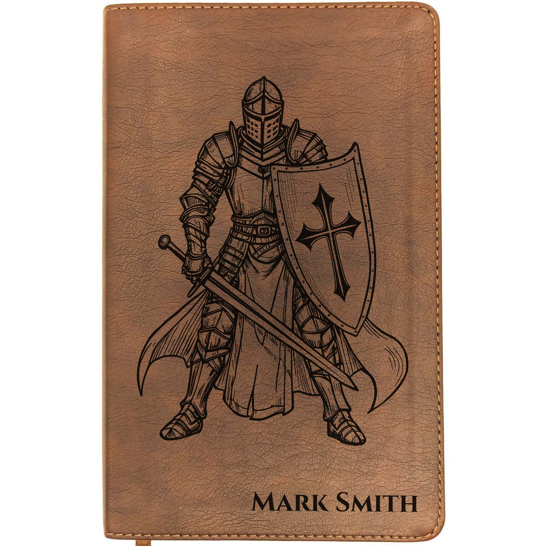 Personalized NLT Thinline Bible – Rustic Brown | Men&
