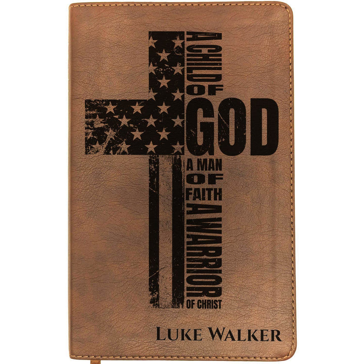 Personalized NLT Thinline Bible – Rustic Brown | Men&