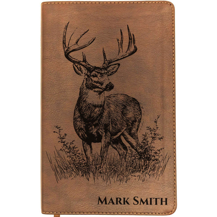 Personalized NLT Thinline Bible – Rustic Brown | Men&