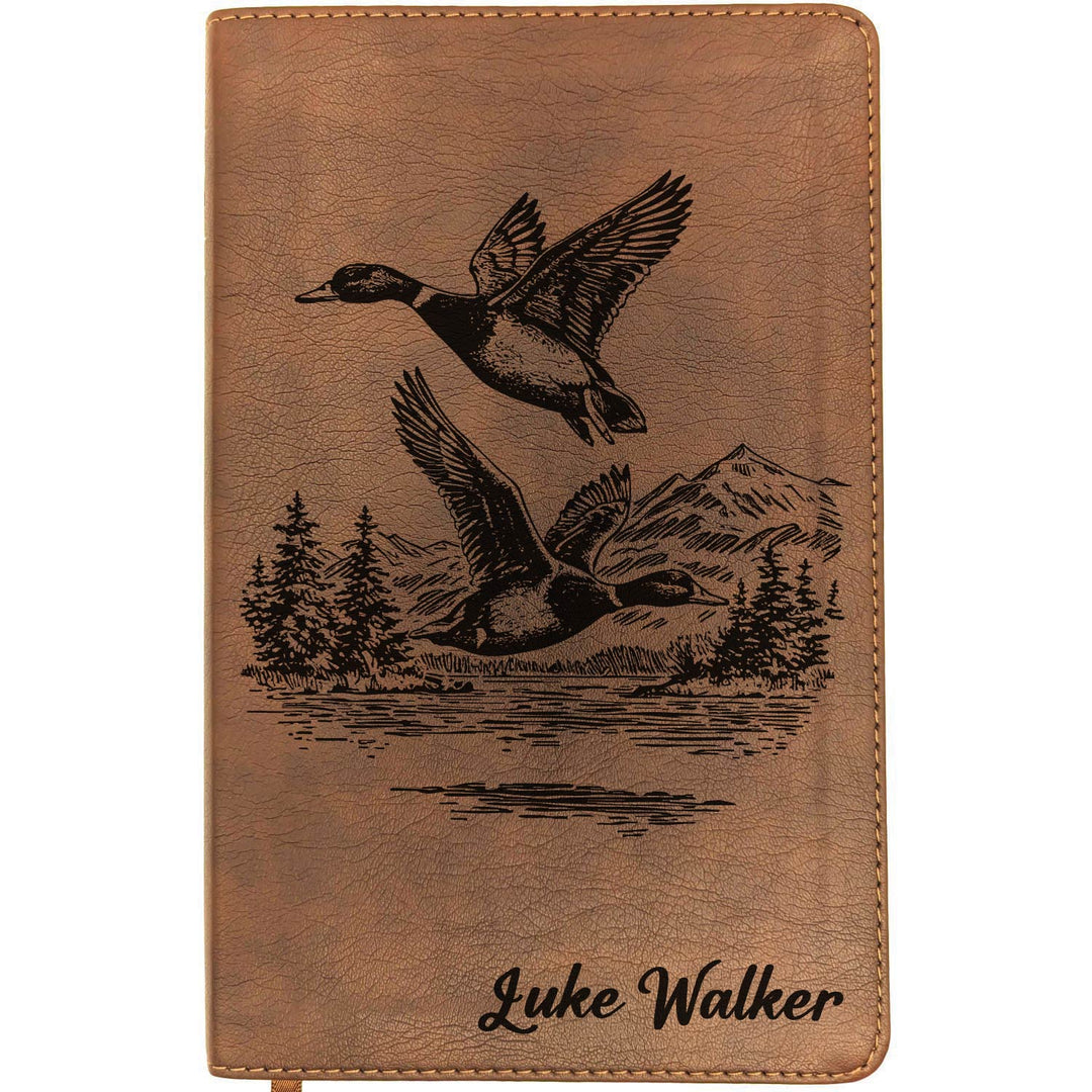 Personalized NLT Thinline Bible – Rustic Brown | Men&