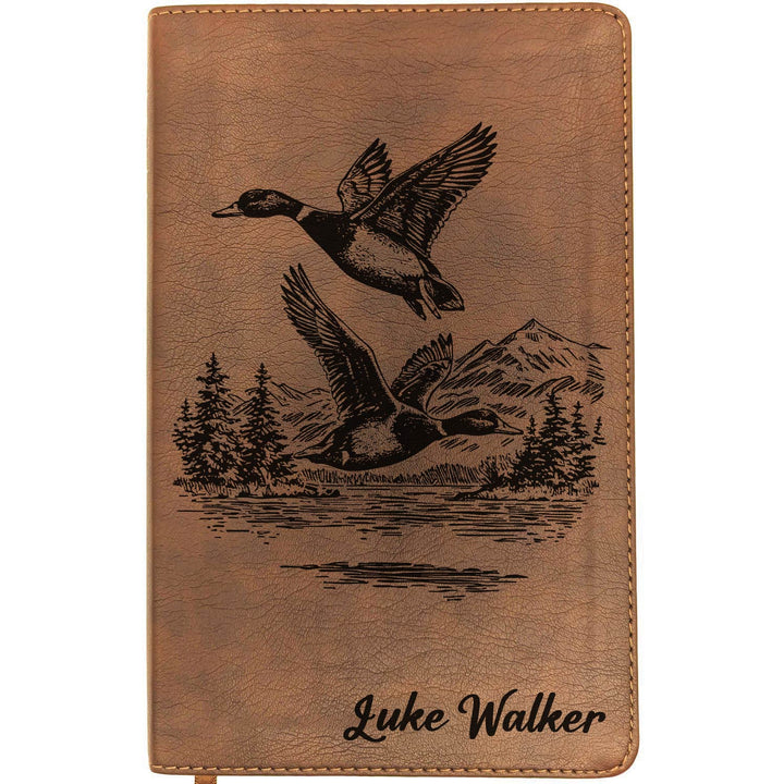 Personalized NLT Thinline Bible – Rustic Brown | Men&