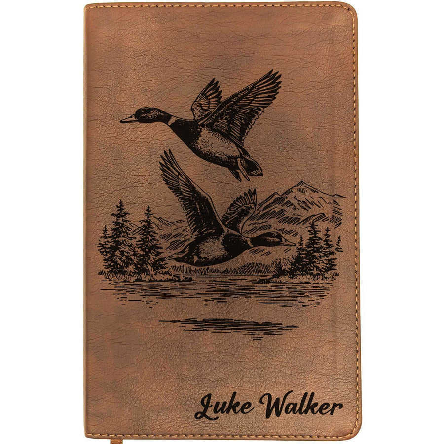 Personalized NLT Thinline Bible – Rustic Brown | Wild & Noble Collection
