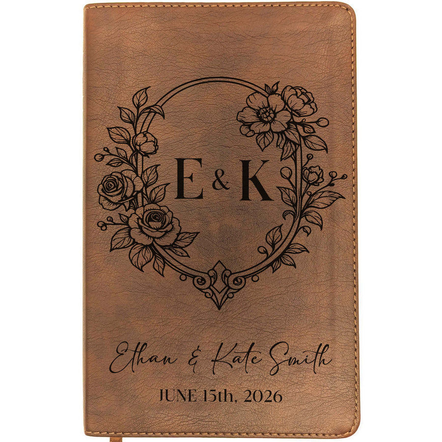 Personalized NLT Thinline Bible – Rustic Brown | Everlasting Collection