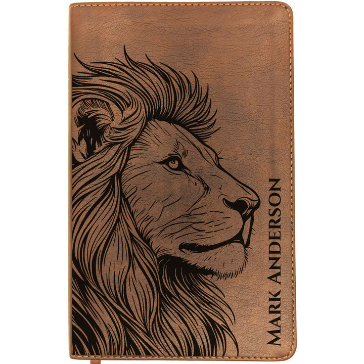 Personalized NLT Thinline Bible – Rustic Brown | Men&