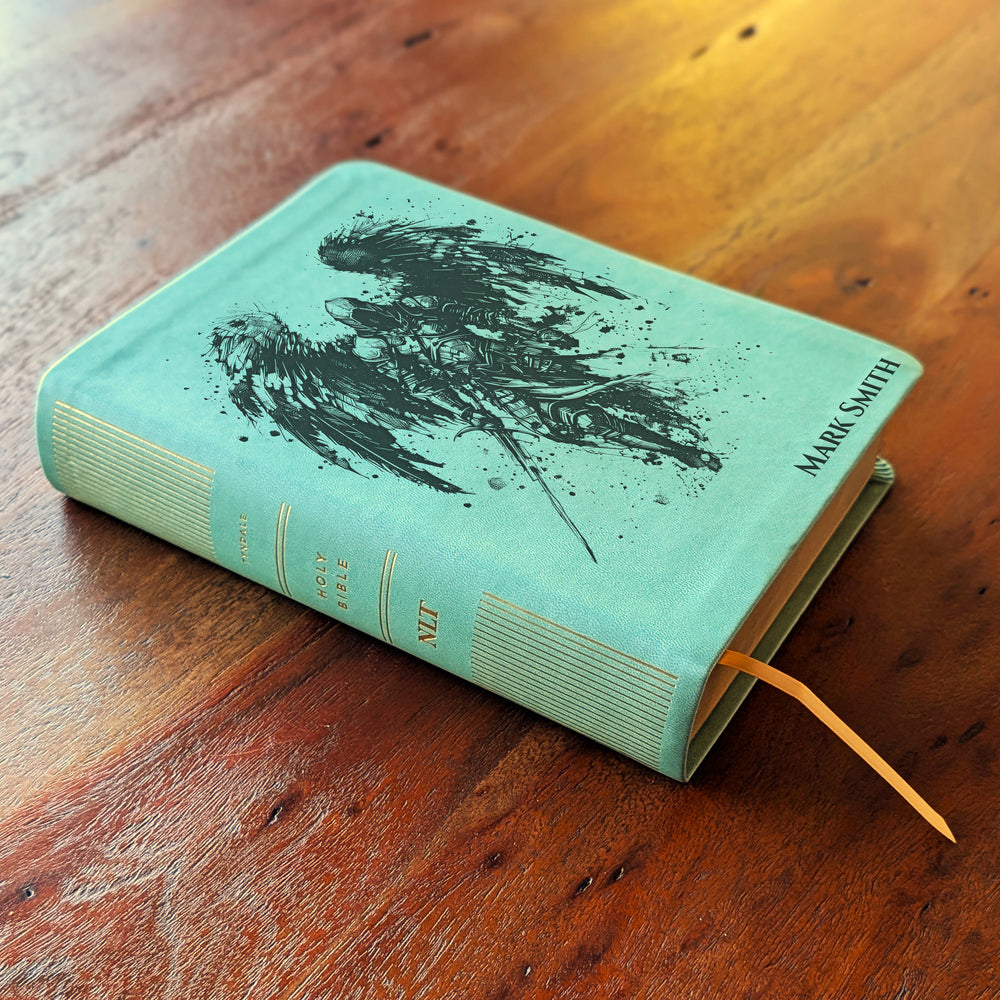Personalized NLT Journaling Bible – Sage Green | Archangel Michael.