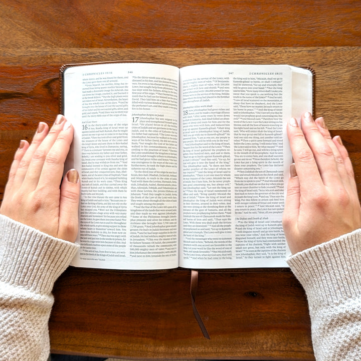 Biblia con letra súper gigante ESV personalizada – Borgoña | Girasol