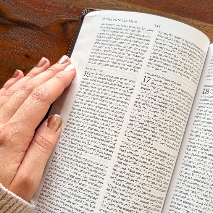 Biblia con letra súper gigante ESV personalizada – Borgoña | Girasol