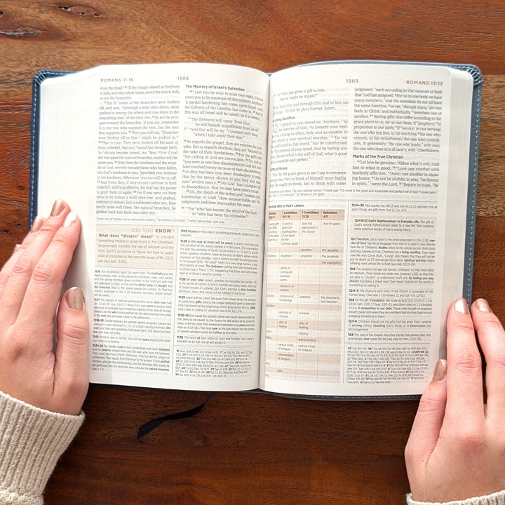Biblia con letra súper gigante ESV personalizada – Borgoña | Girasol
