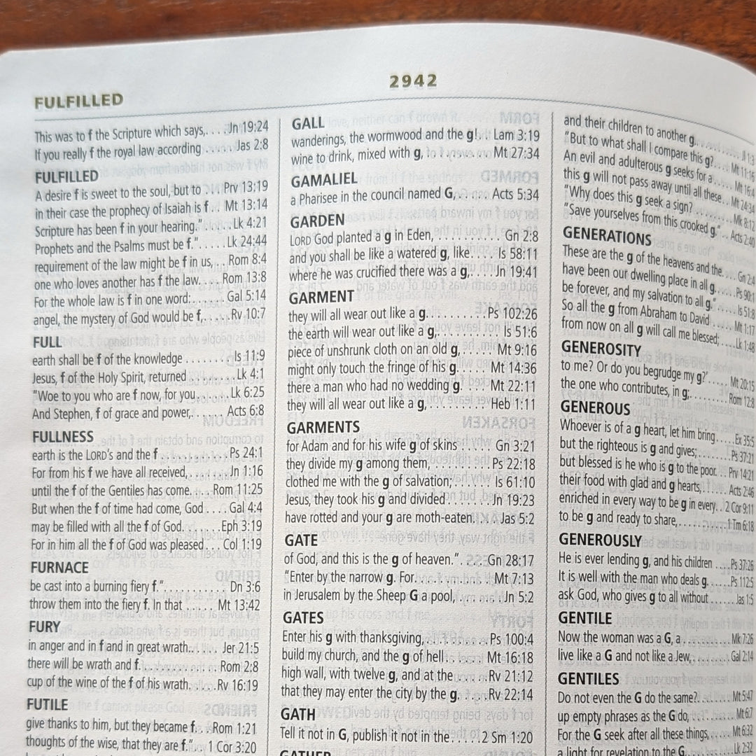 Biblia con letra súper gigante ESV personalizada – Borgoña | Girasol