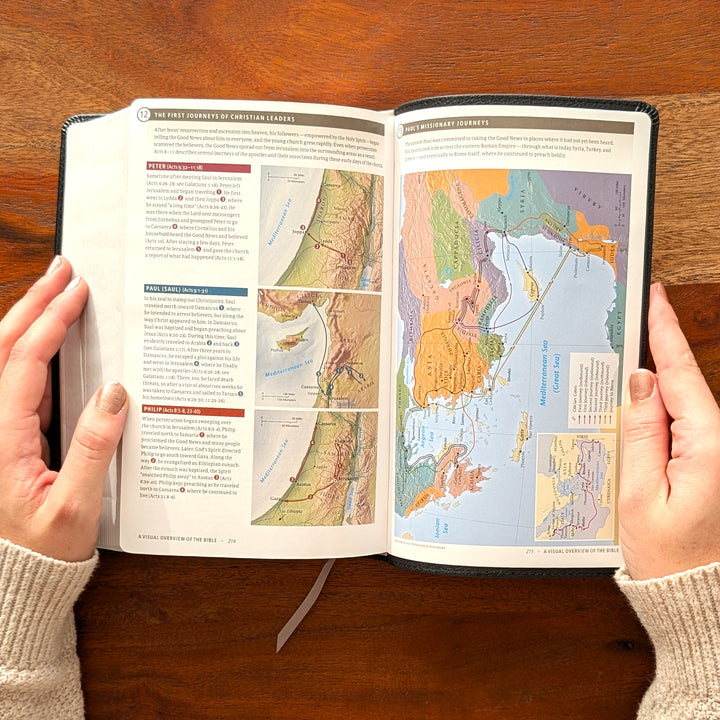 Biblia con letra súper gigante ESV personalizada – Borgoña | Girasol