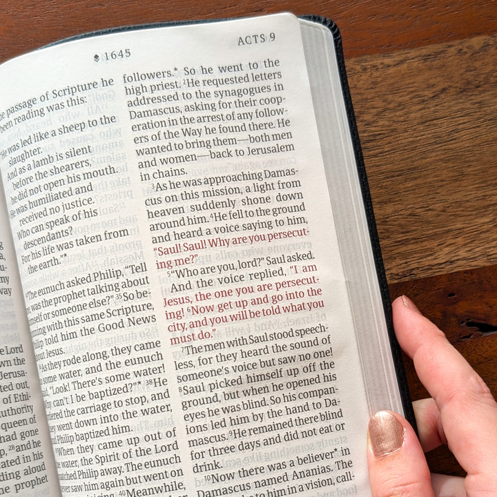 Biblia con letra súper gigante ESV personalizada – Borgoña | Girasol